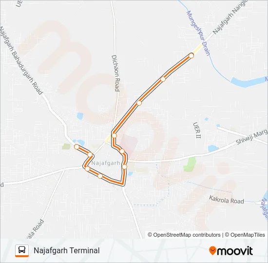 790STL Bus Line Map