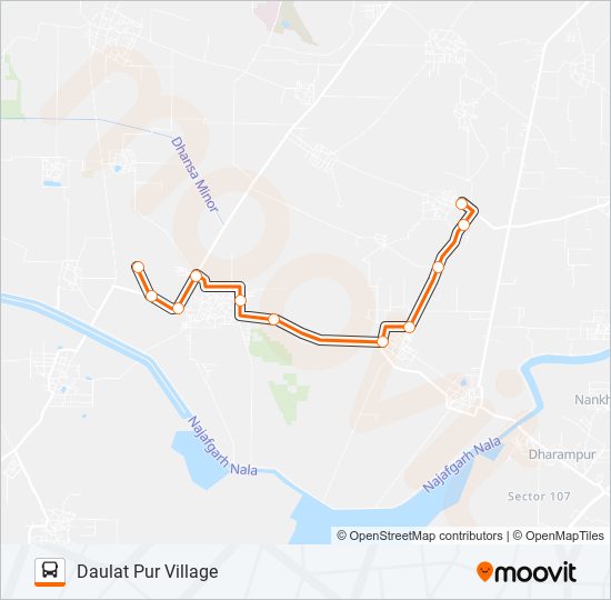 819STL bus Line Map