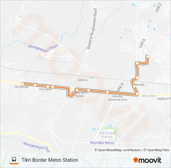 981STL Bus Line Map