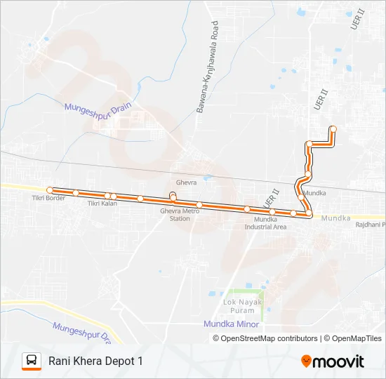 981STL Bus Line Map