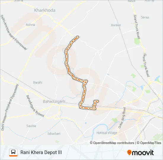 114ASTL Bus Line Map
