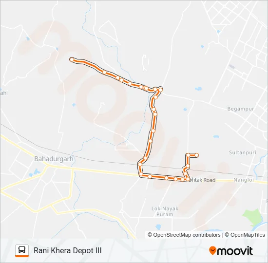 174LSTL Bus Line Map