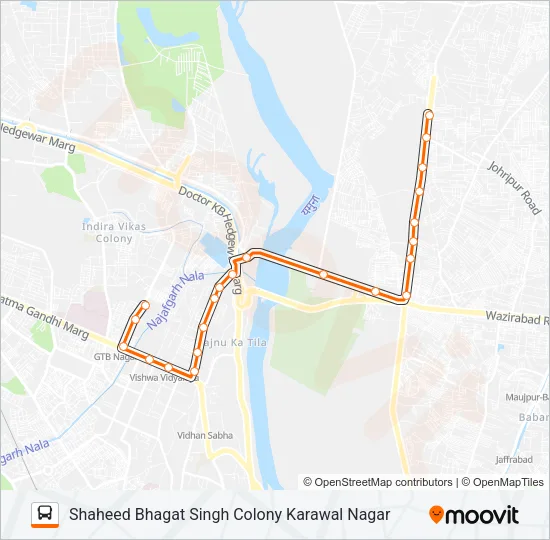 227ASTL Bus Line Map