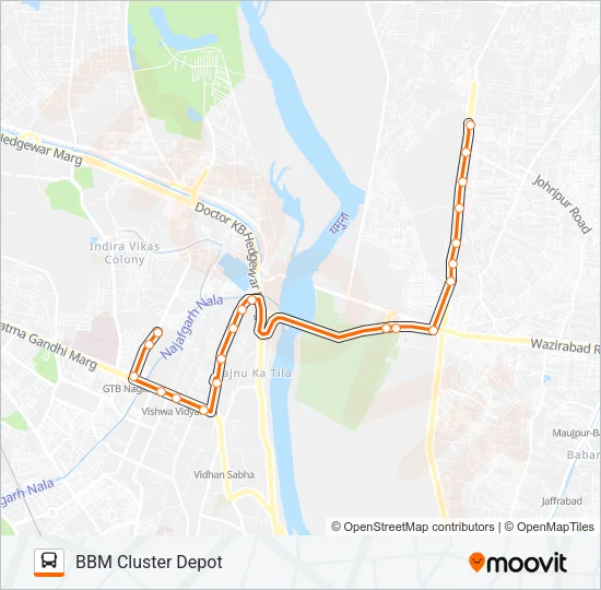 227ASTL Bus Line Map