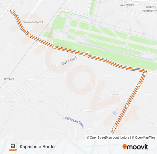 801LSTL Bus Line Map