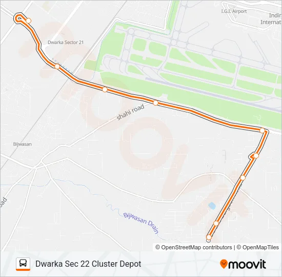 801LSTL Bus Line Map