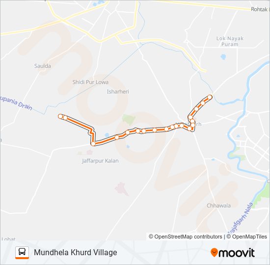 836ESTL bus Line Map