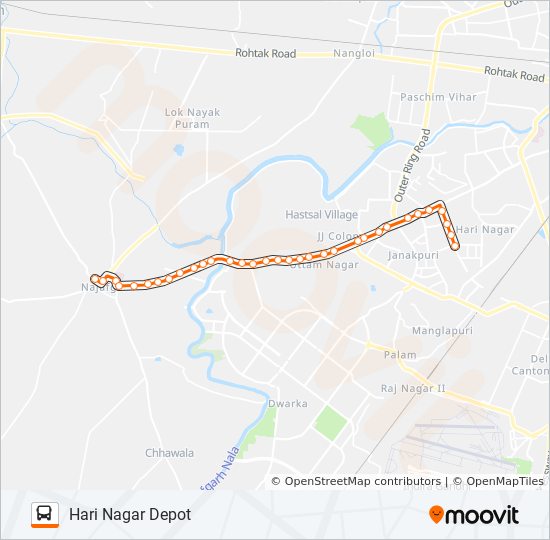 Hari Nagar Delhi Map 978Lstl Route: Schedules, Stops & Maps - Hari Nagar Depot (Updated)