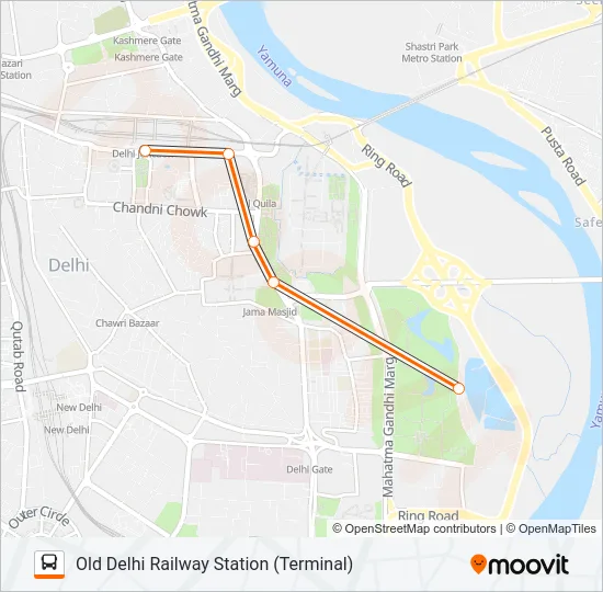 205LNKSTL Bus Line Map