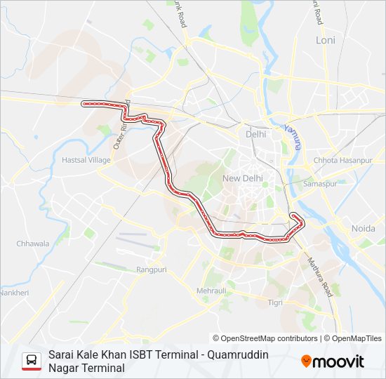 567 Bus Line Map