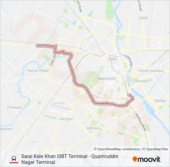 567 Bus Line Map