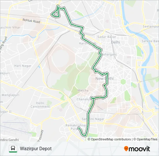 610 Bus Line Map