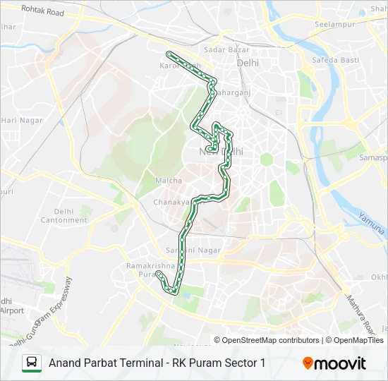 610 Bus Line Map