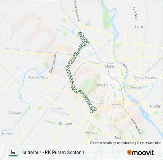 631 Bus Line Map