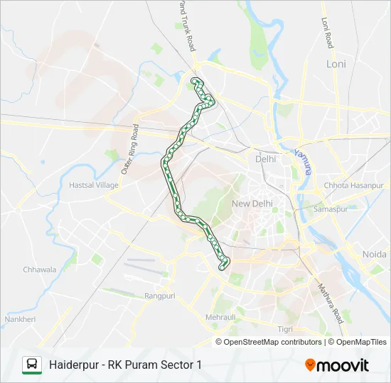 631 Bus Line Map