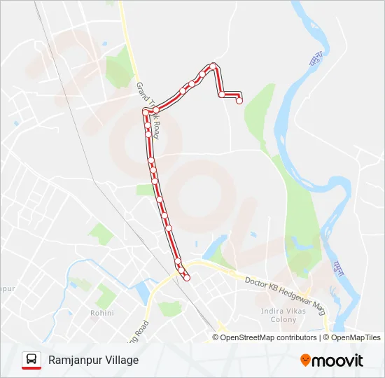 17 Bus Line Map