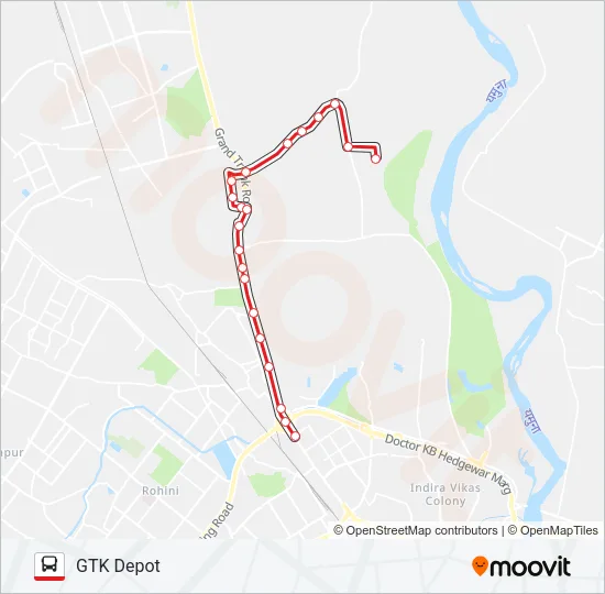 17 Bus Line Map