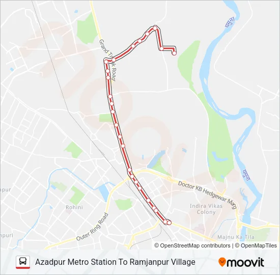 17 Bus Line Map