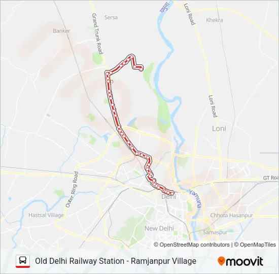 17 Bus Line Map