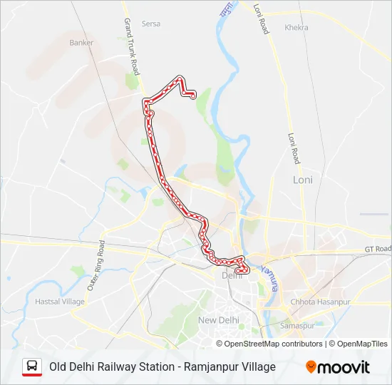 17 Bus Line Map