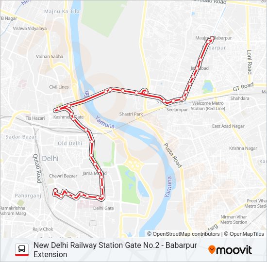 213 Bus Line Map