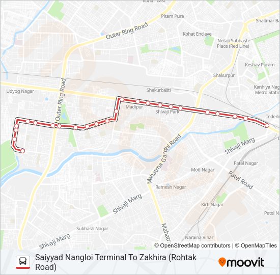 233 Bus Line Map