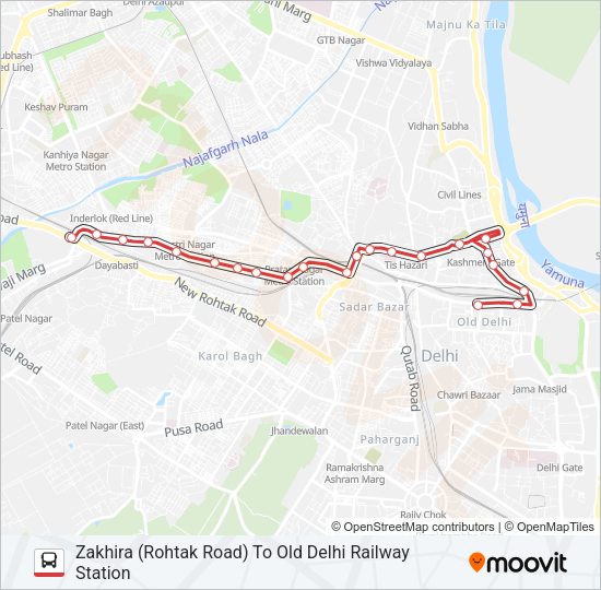 233 Bus Line Map