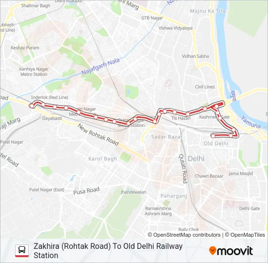 233 Bus Line Map