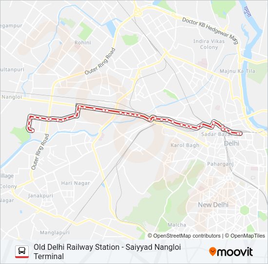 233 Bus Line Map