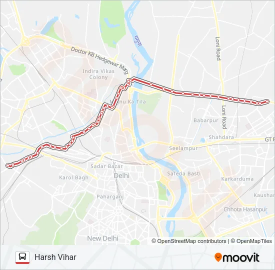 234 Bus Line Map
