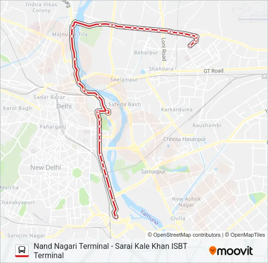 244 Bus Line Map