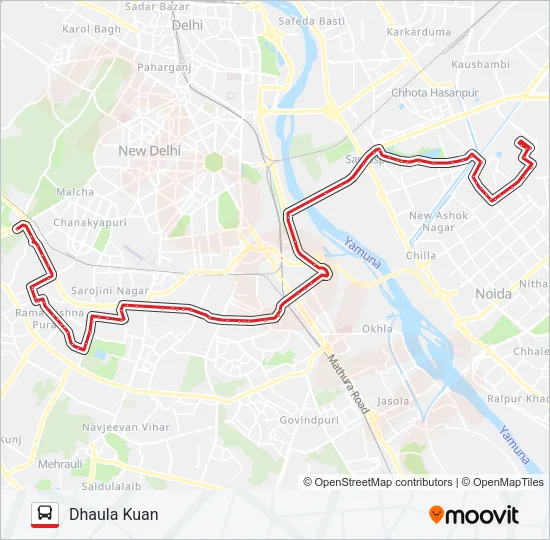 611 Bus Line Map