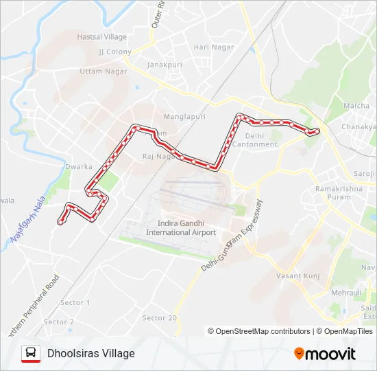 716 Bus Line Map