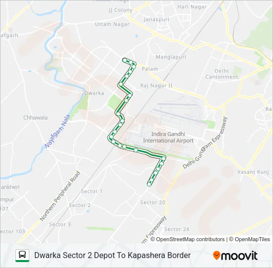718 Bus Line Map