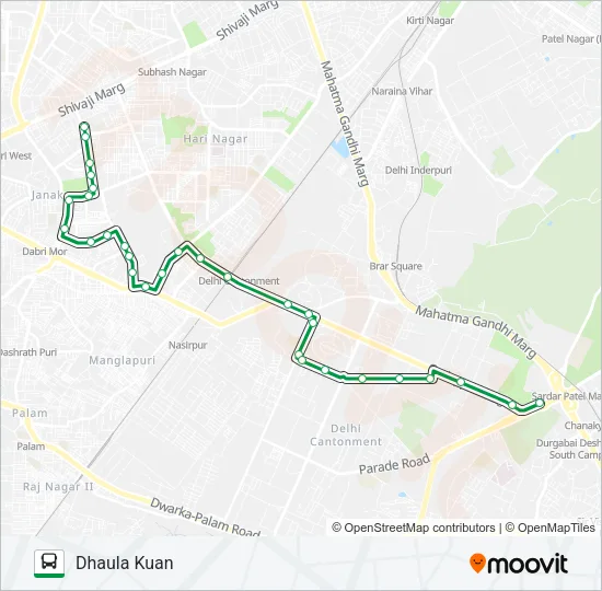 720 Bus Line Map