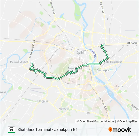 720 Bus Line Map