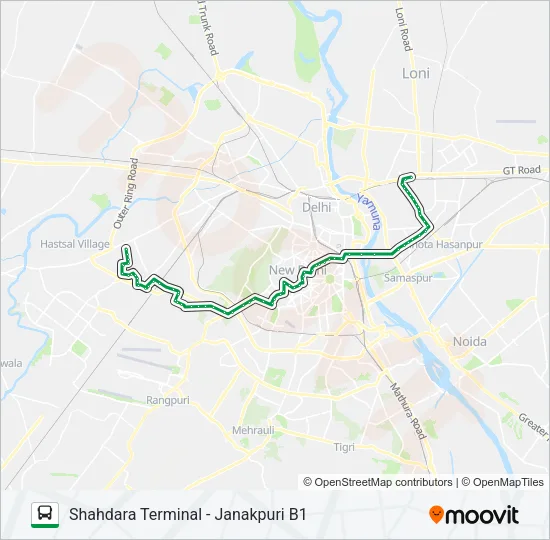 720 Bus Line Map