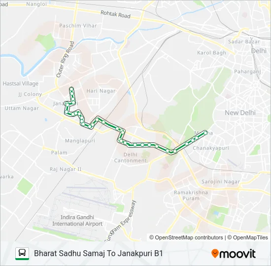 720 Bus Line Map