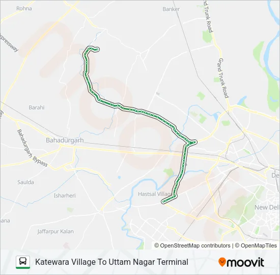 741A Bus Line Map