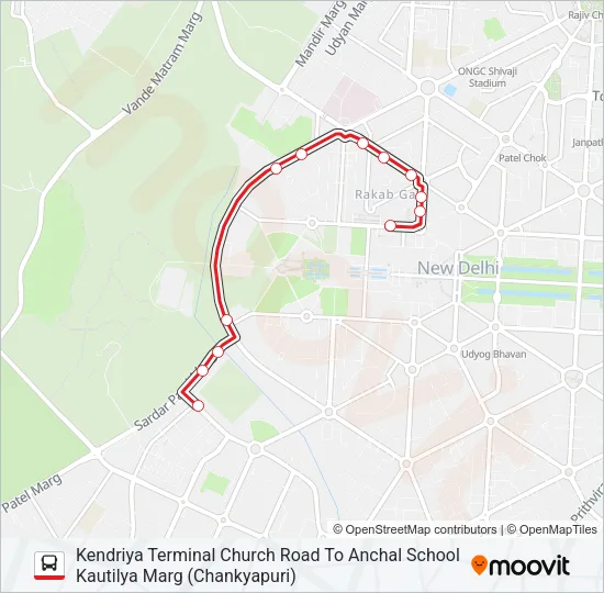 740EXT Bus Line Map