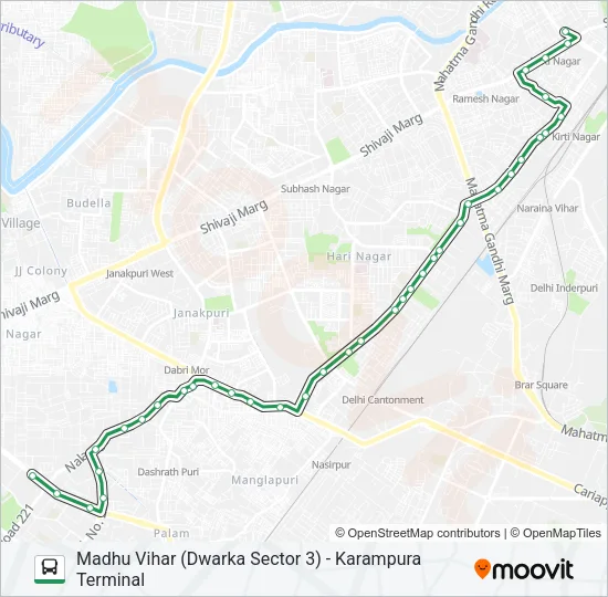 778 Bus Line Map