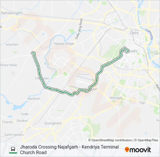 790 Bus Line Map
