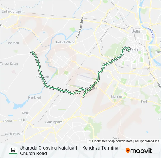 790 Bus Line Map