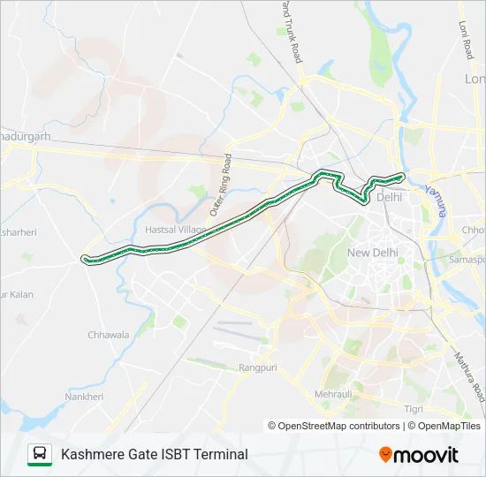 817N Bus Line Map