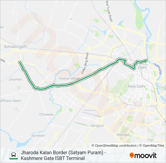 817N Bus Line Map