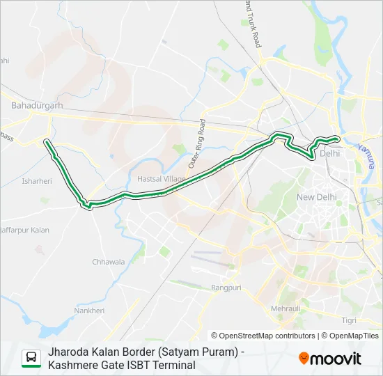 817N Bus Line Map