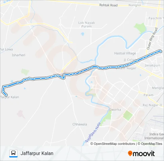 821 Bus Line Map