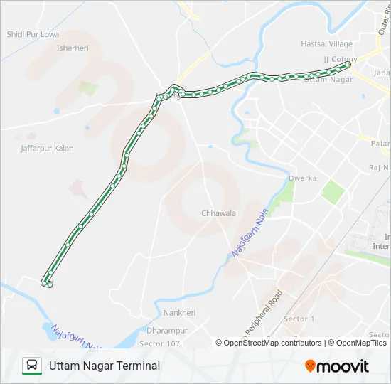 828 Bus Line Map