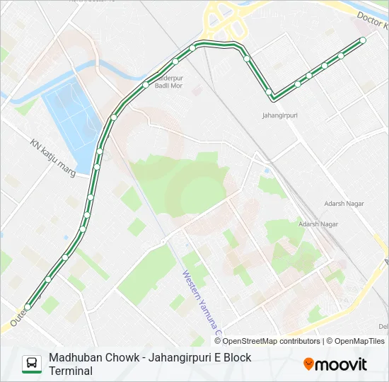 891 Bus Line Map