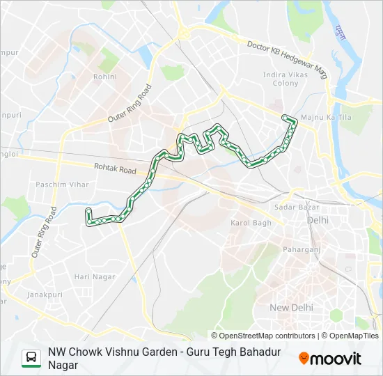 912 Bus Line Map